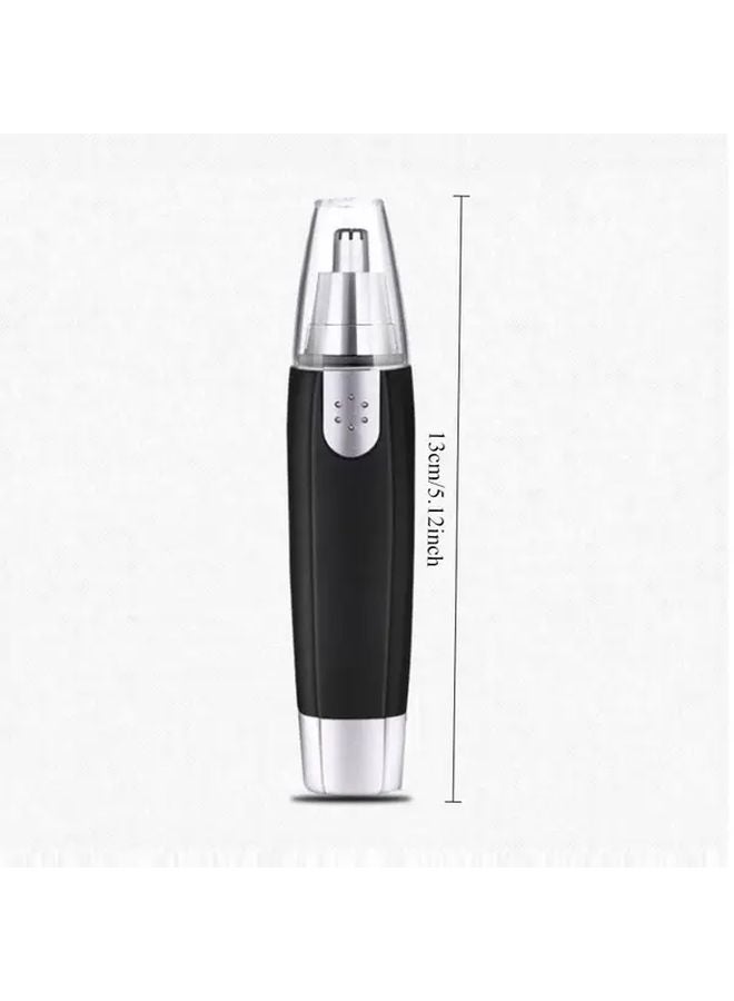 Black Cordless Electric Nose Ear Hair Trimmer Painless 360 Rotation Portable - Image 4