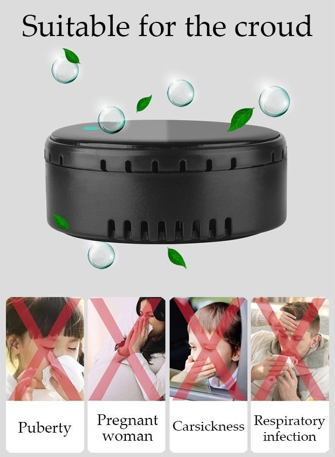 DUNISO High Performance Car Ionizer Air Purifier, USB Air Freshener, Portable Vehicle Air Purifier with Solar Charging, Filters for Pollution, Odors, Gases, Car Fumes, Viruses, Great for Travel or Daily - Image 3