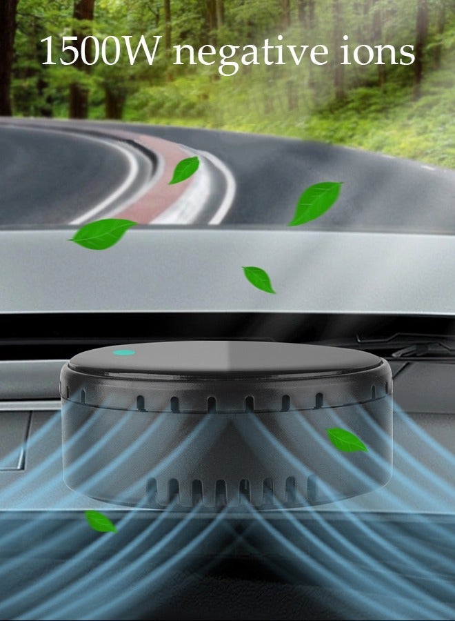 DUNISO High Performance Car Ionizer Air Purifier, USB Air Freshener, Portable Vehicle Air Purifier with Solar Charging, Filters for Pollution, Odors, Gases, Car Fumes, Viruses, Great for Travel or Daily - Image 5