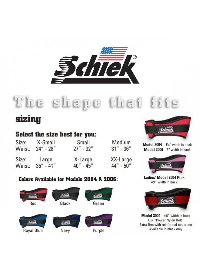 Schiek IRON GAME Schiek 2004 Lifting Belt Black Medium (Black, Small) - Image 5