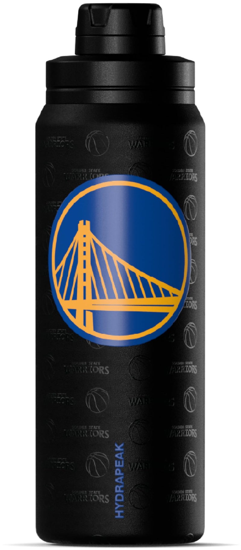 Hydrapeak x NBA Officially Licensed Golden State Warriors 26 oz Active Water Bottle with Chug Lid and Handle Reusable Stainless Steel Double Wall Insulated Sports Gift - Image 1