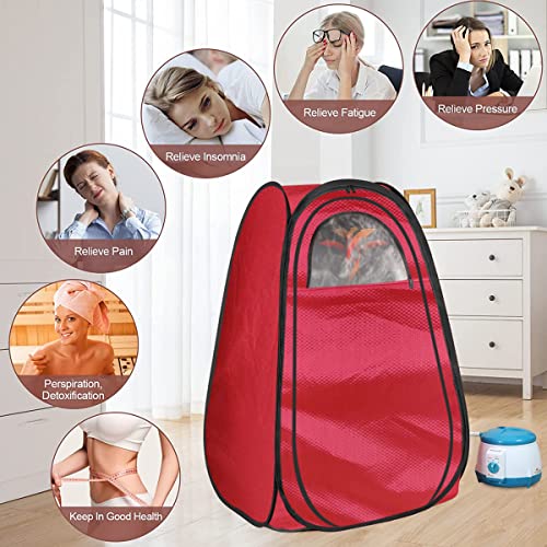 Kawachi Full Body Portable Steam Sauna Bath for Home Sauna Spa with 1.5L 750W Steam Generator - Image 3