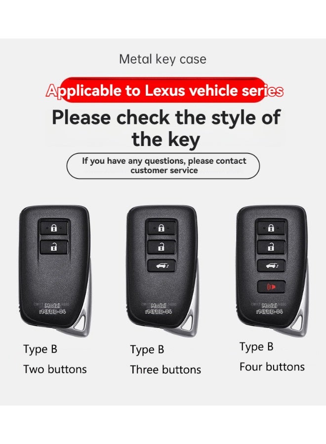 LEXUS High end car key protection cover suitable for Lexus ux260H new ES300 ES200H LS500H Lexus car key shell case - Image 2