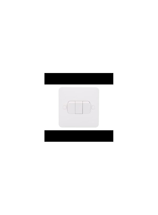 Schneider Electric Lisse 3 Gang 2 Way Switch (8.7 x 8.7 x 2.5 cm, 230 VAC)