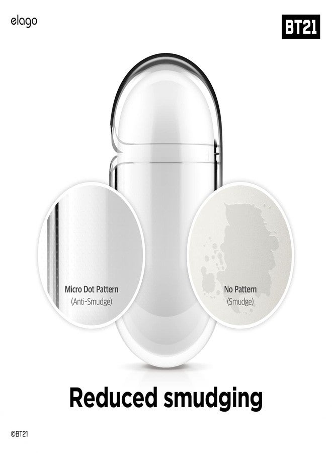 elago BT21 Case Compatible with Apple AirPods 3rd Generation, Clear Case with Keychain, Reduce Yellowing, Wireless Charging [Official Merchandise] [7FLAVORS] - Image 5