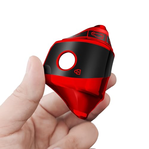 Sindeda for BMW Key Fob Cover with Keychain Soft Full Protection Key Shell Key Case Compatible with 2023 2024 New 5/7 Series 740i 760i X1 X5 X6 X7 XM IX IX3 I5 I7 (Red) - Image 5