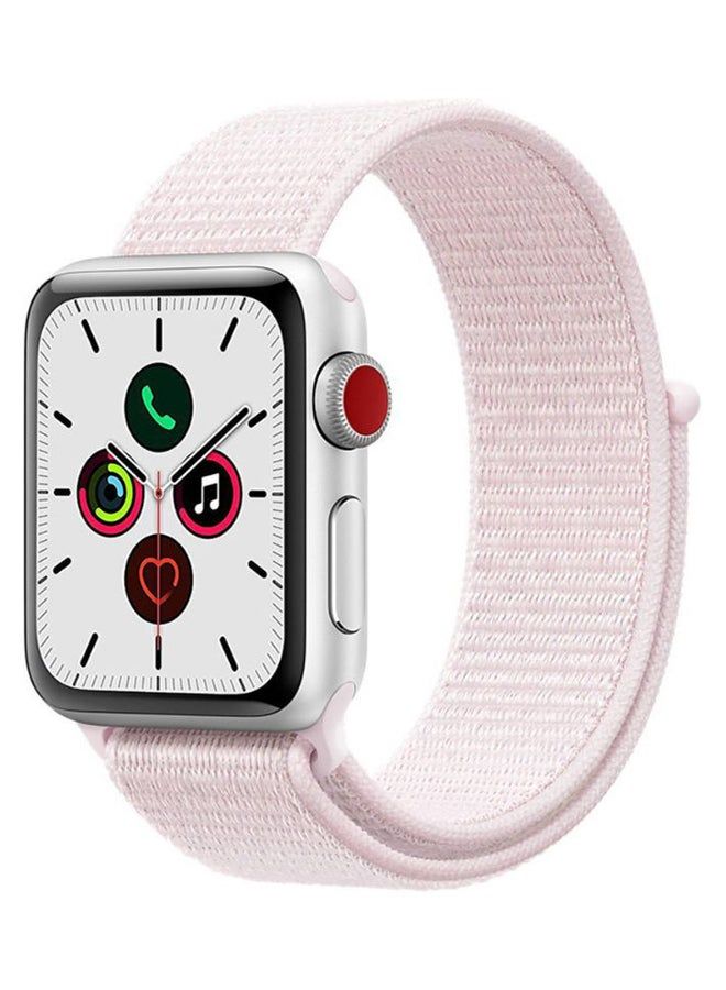 vesus Replacement Band For Apple iWatch Series 5/4/3/2/1 42-44mm Pearl Pink