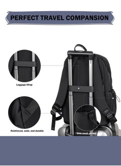 infino Travel Backpacks for Students & Travelers: Business Laptop Bag Backpack Fits Up to 15.6" Laptop, Backpack for Men and Women with USB Charging Port, Water-Resistant, Large Capacity  - Image 5