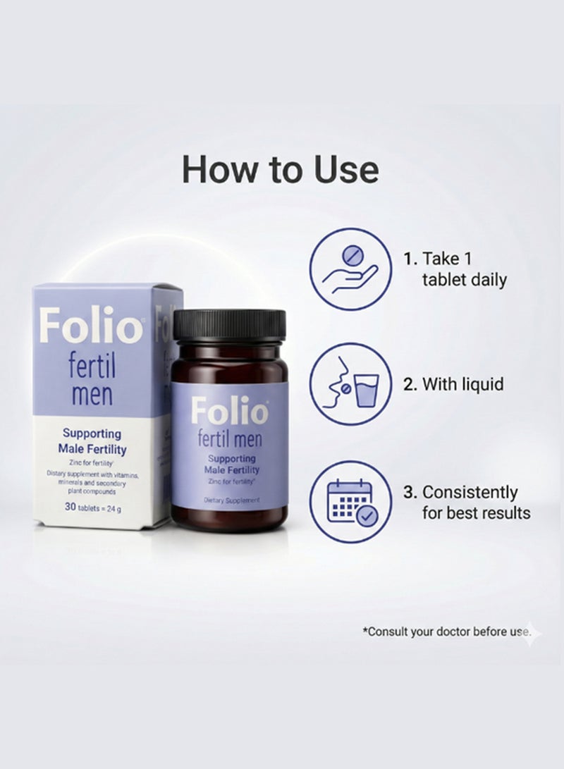 Folio Fertil Men – Male Fertility Supplement - Image 4