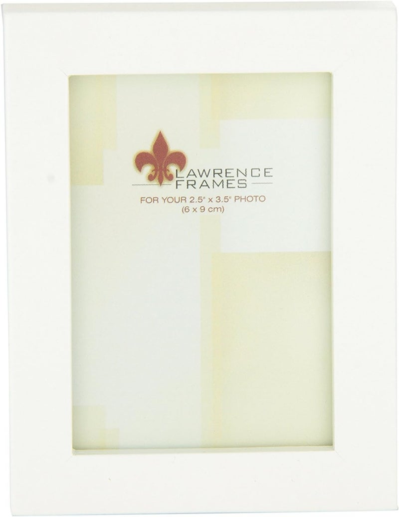 Lawrence Frames White Wood Picture Frame, Gallery Collection, 2.5x3.5 Inches - Image 2