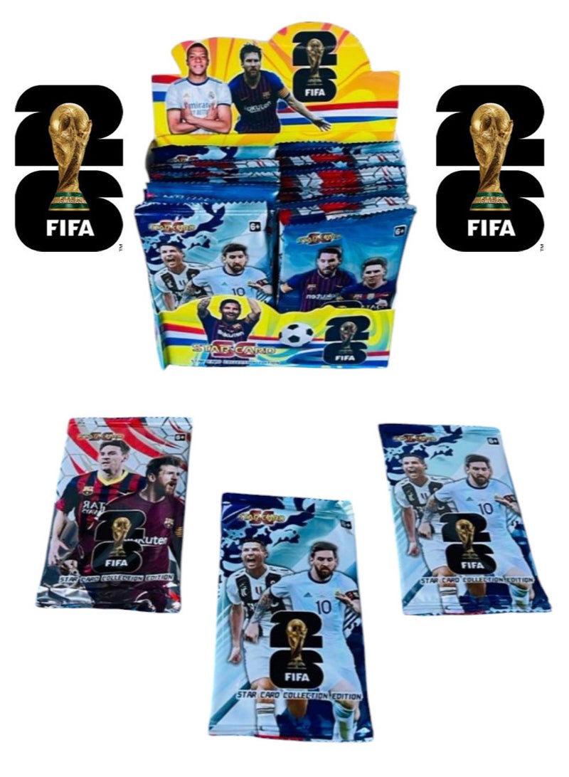 A Box of 288 Football Players Cards