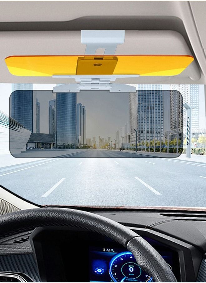 GROIC - Car Visor, Day and Night Anti-Glare Visor, 2 in 1 Automobile Sun Anti-UV Block Visor, Vehicle Windshield Sunshade,Car Accessories for Clearer Vision and Safety Driving - Image 1