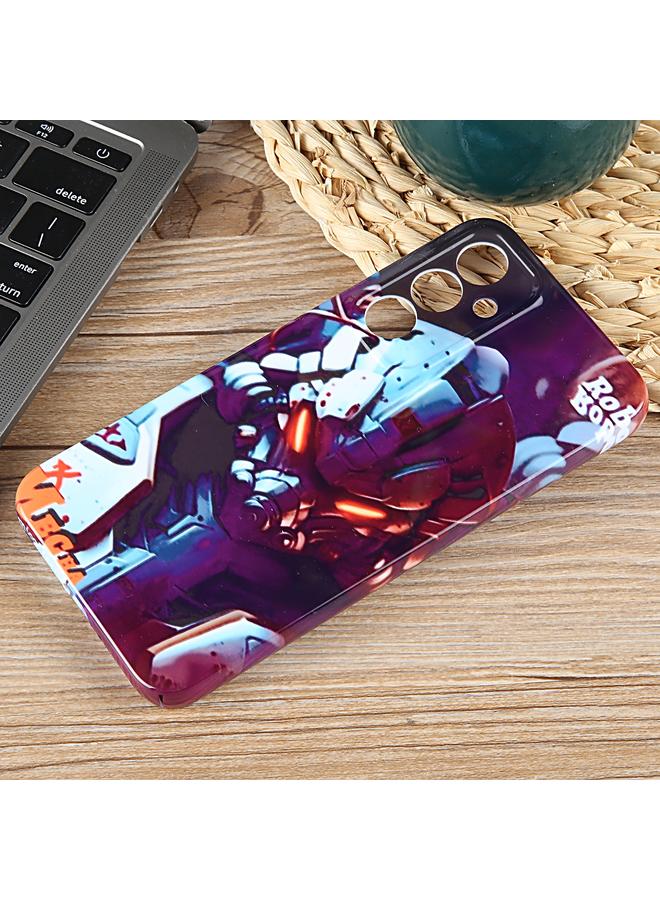 اس-توب جراب لهاتف Samsung Galaxy A54 5G بنمط مرسوم وثقب دقيق من الكمبيوتر الشخصي - Image 5