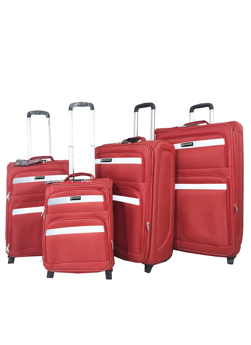 STARLIFE Lightweight 4-Pieces Luggage Set 20/24/28/32 Inch Trolley Bag With 2 Spinner Wheels  - Image 1