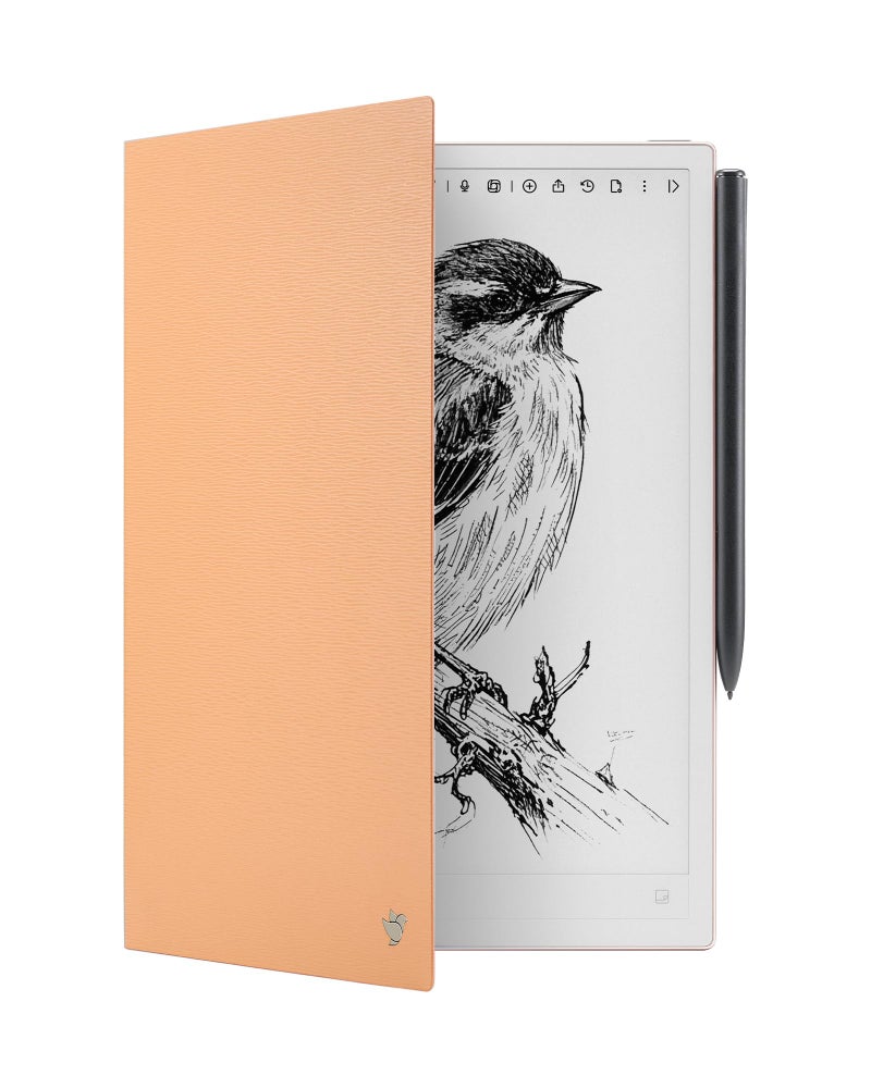 iFLYTEK AINOTE 2 Protective Folio Case for NoteTaking Tablet 1065 Premium PU Leather Slim Lightweight Durable Cover for Digital Notebook Water and Dustproof Sunrise - Image 2