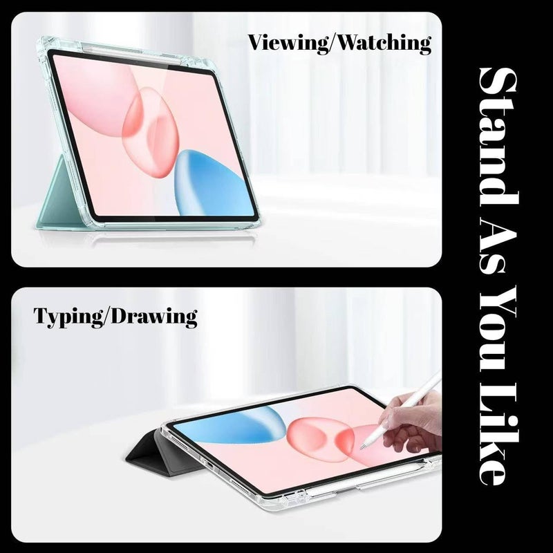 Vurtboly غطاء Vurtboly متوافق مع جهاز Honor Pad 10 مقاس 12.1 بوصة 2025 مع حامل قلم، غطاء رفيع وخفيف الوزن من TPU مقاوم للصدمات مع غلاف خلفي شفاف للحماية لجهاز Honor Pad 10 مقاس 12.1 بوصة 2025 (أرجواني) - Image 3