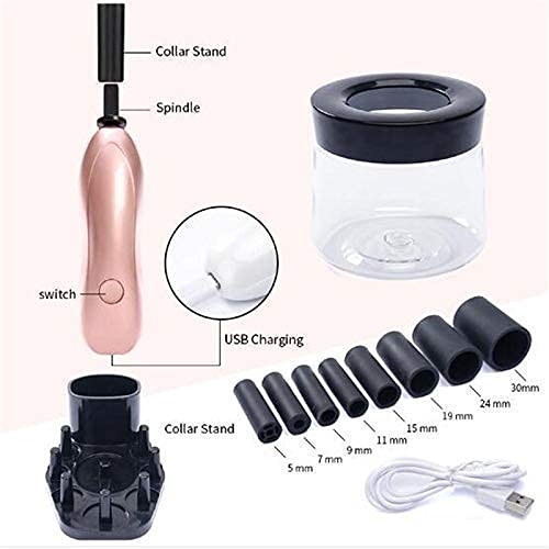 Flipco Electronic Make Up Brush Washing Tool Make up Brush Tool Paint Portable Professional Electric Makeup Brush Washing Machine Cleaner for Girls Women - Image 2