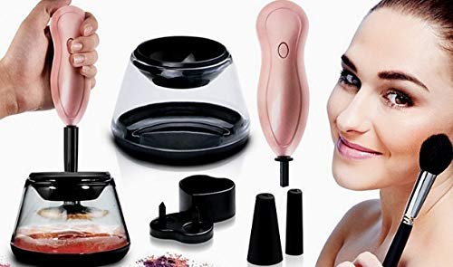 Flipco Electronic Make Up Brush Washing Tool Make up Brush Tool Paint Portable Professional Electric Makeup Brush Washing Machine Cleaner for Girls Women - Image 4