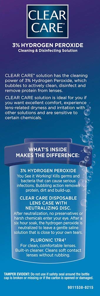 Clear Care Clear Care Cleaning & Disinfecting Solution with Lens Case, Twin Pack,12 Fl Oz (Pack of 2)  - Image 4