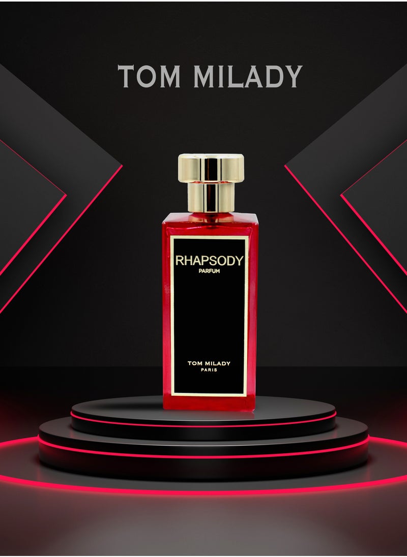 Tom milady - Tom milady Rhapsody Eua De Parfum For Men and women 100ML - Image 1