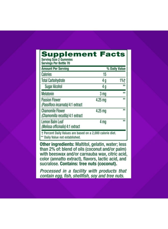 فيتامينات فيتافيوجن ميلاتونين جيلاتينية، 140 قرصًا (عبوة واحدة) - Image 4