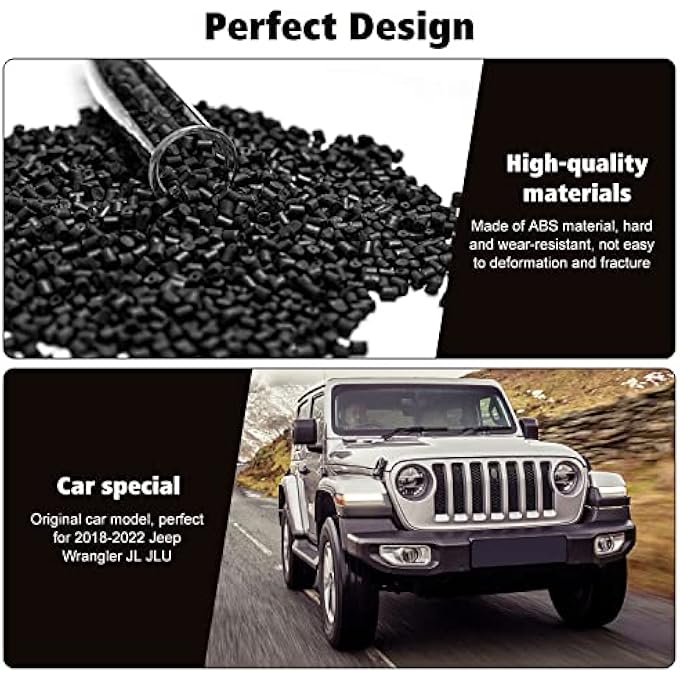 rayihni Tail Light Lamp Cover Guard Trim Frame Bezels Decoration Accessories For 20182022 Jeep Wrangler Jl Jlu Carbon Fiber Grain - Image 4