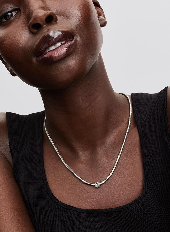 PANDORA Textured Horseshoe Mini Charm - Image 4