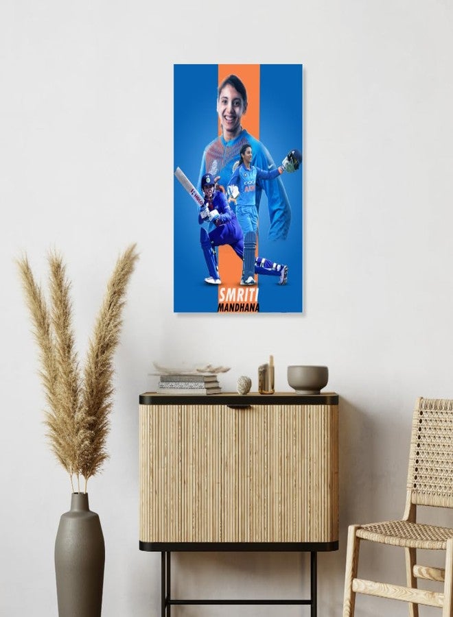GRAY WALL Good Hope - Smriti Mandhana Cricket Poster - 12x18 Inch HD Wall Art for Girls Room Decor Wall Decoration Sports Fans & Cricket Lovers Stylish Indian Women Cricketer Poster for Bedroom, Study, Gym or Office Decor - Image 5