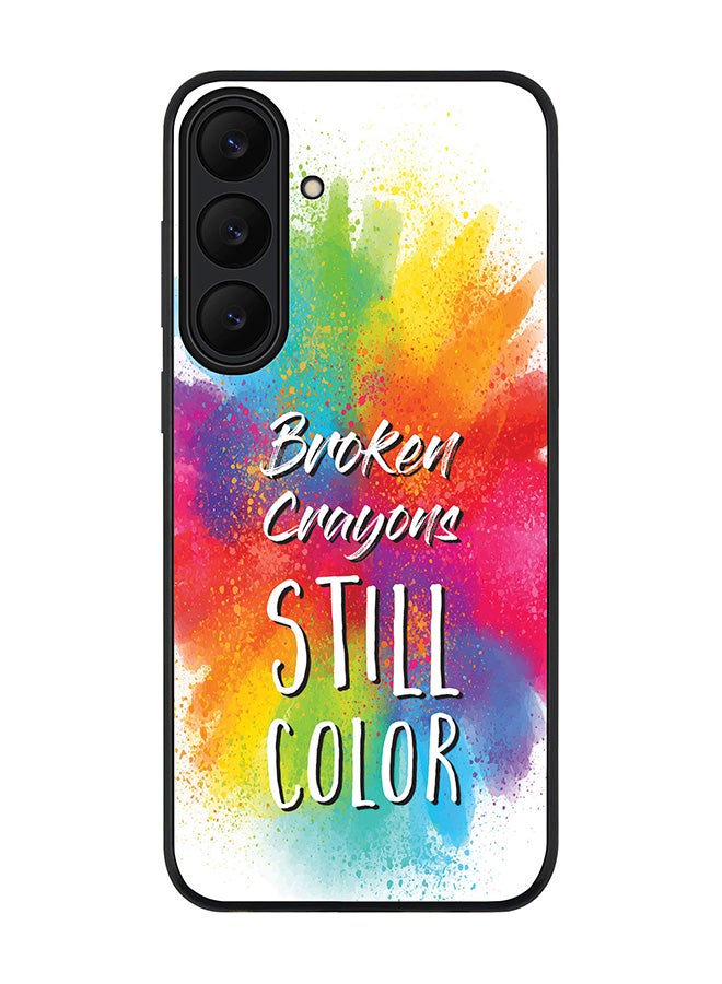 Stylizedd For Samsung Galaxy S25 FE Case,Slim fit Camera Protection, Shockproof Thin Phone cover  -  Broken Colors