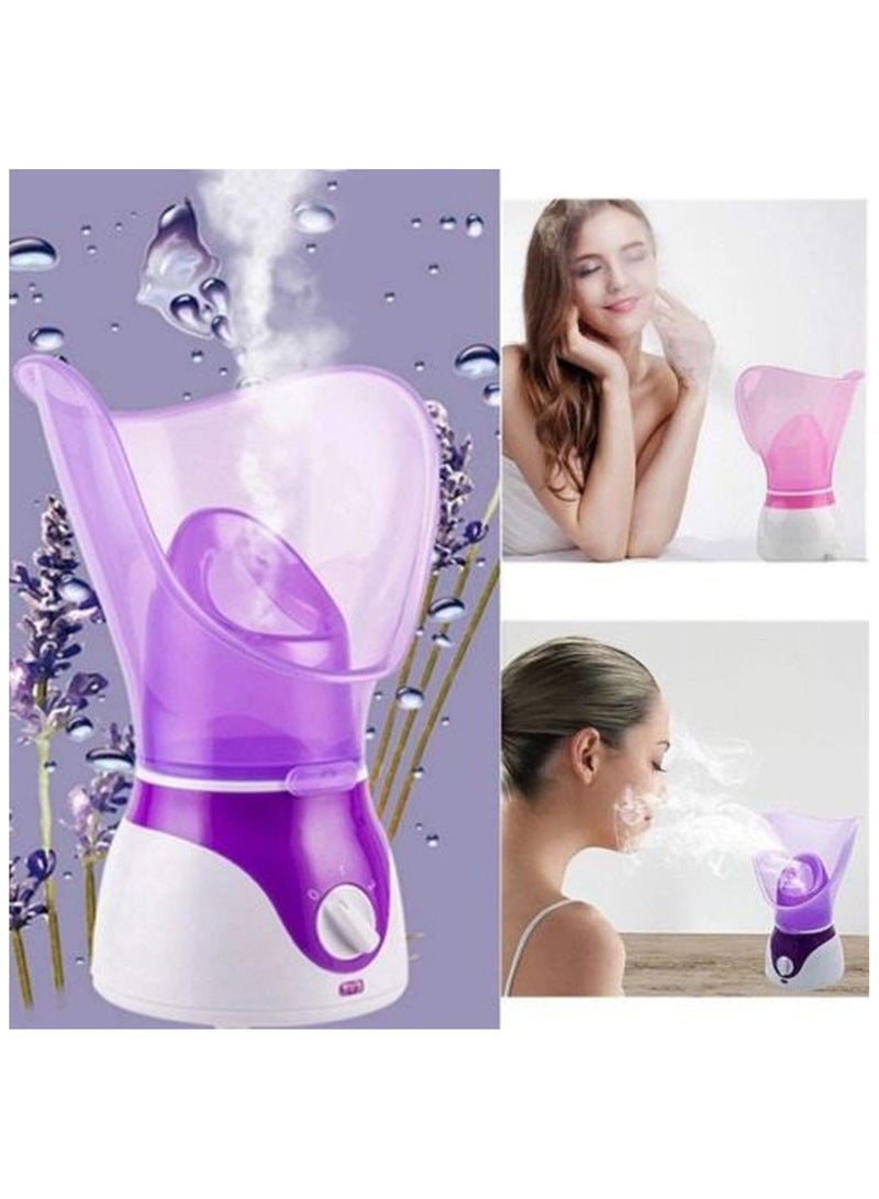 عام جهاز بخار للوجه محمول - بخاخ بخار دافئ للبشرة - مرطب للبشرة - جهاز بخار للوجه ينظف المسام بعمق ويخفف احتقان الجيوب الأنفية في المنزل، كما يعمل على فتح المسام وإزالة الأوساخ. - Image 2