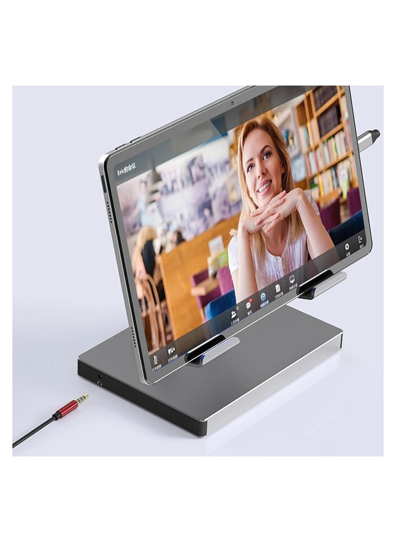 Charging Type-c Hub, USB Docking Station Laptop Stand, Multiport 3.0 Tf Card Slot, 4K 60HZ Hdmi-Compatible Gigabit Ethernet Aluminum Alloy Type C Docking Station 8 in 1 Ethernet Laptop Stand Holder  - Image 5