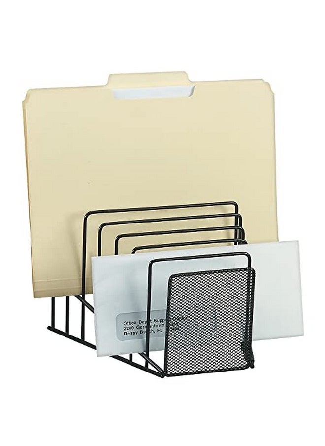 Office Depot Brenton Studio™ Metro Mesh Wire Step File, Black  - Image 2