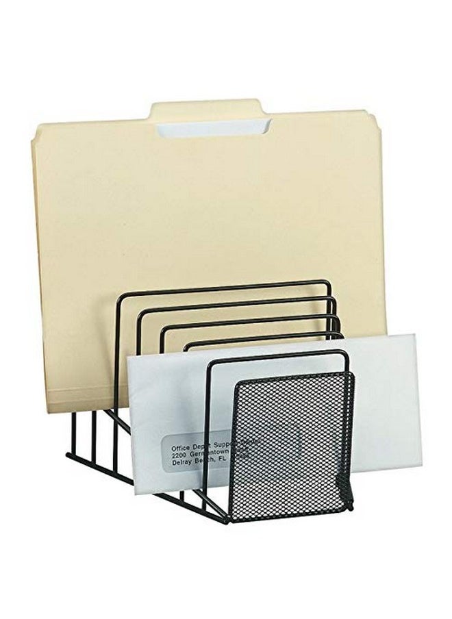 Office Depot Brenton Studio™ Metro Mesh Wire Step File, Black  - Image 4