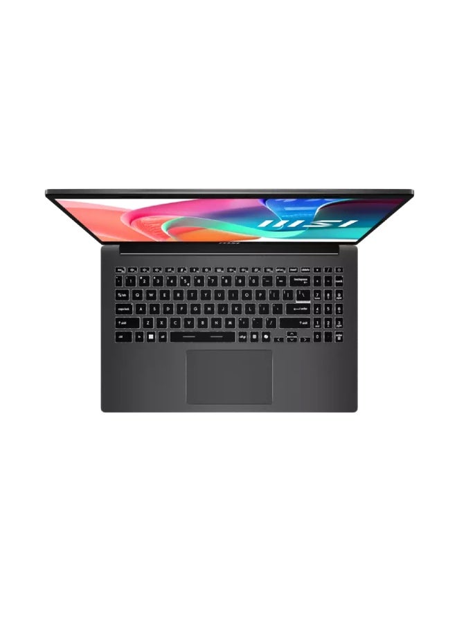 MSI Modern Laptop M15 Laptop With 15.6 Inch Full HD(1920x1080) Display,Core i3 1315U Processor/ 8GB RAM DDR4/512GB SSD/ Intel UHD Graphics/DOS(Without Windows)/ english_arabic grey - Image 3