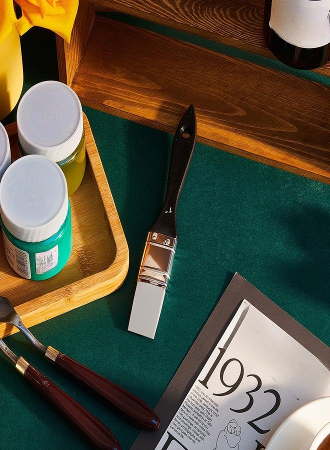 Nezyo 1 Inch Silicone Paint Brush Silicone Brush for Crafts Art Glue Resin Wide Flat Craft Solid Flexible Acrylic and Water Based Painting Tool for Paint Stains - Image 4