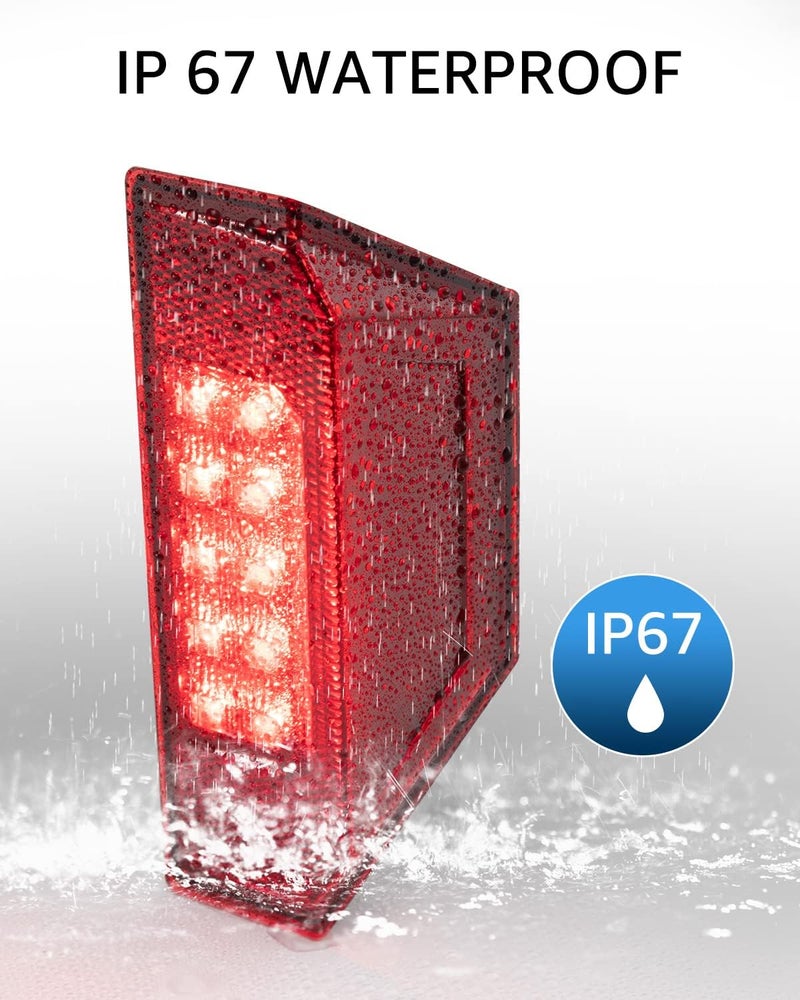 A & UTV PRO Ranger LED Tail Lights for Polaris Ranger 570, 900, 1000 - Red Pair - Image 4