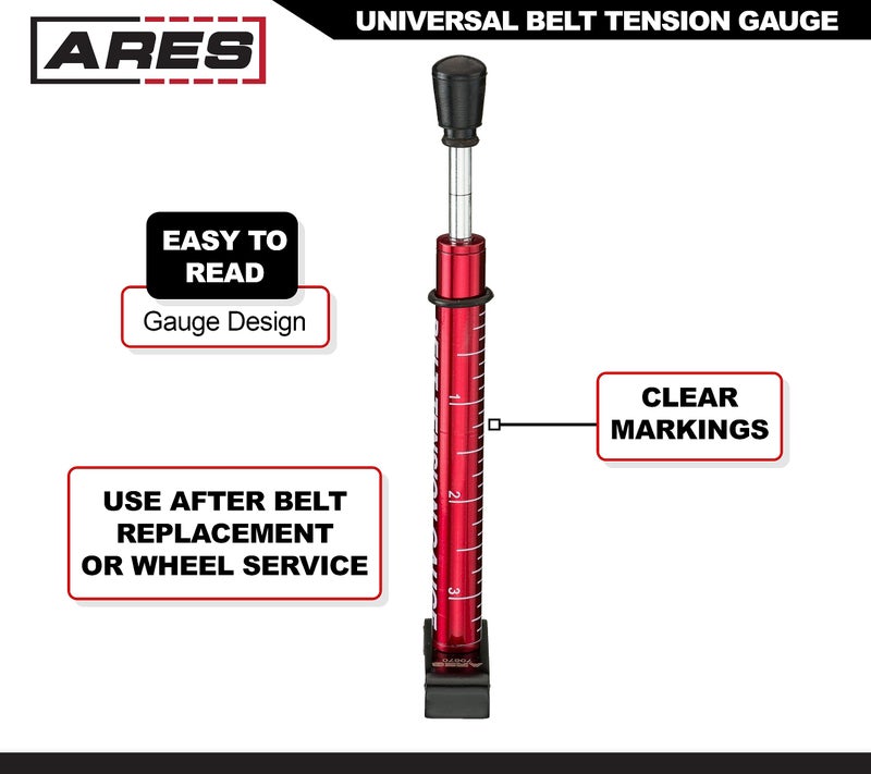ARES 15033 - Belt Tension Gauge - Use After Belt Replacement, Adjustment or Wheel Service for Accurate Motorcycle Belt Tension Setting - Universal Design - 10 Lb Specification - Compatible with Harley - Image 3