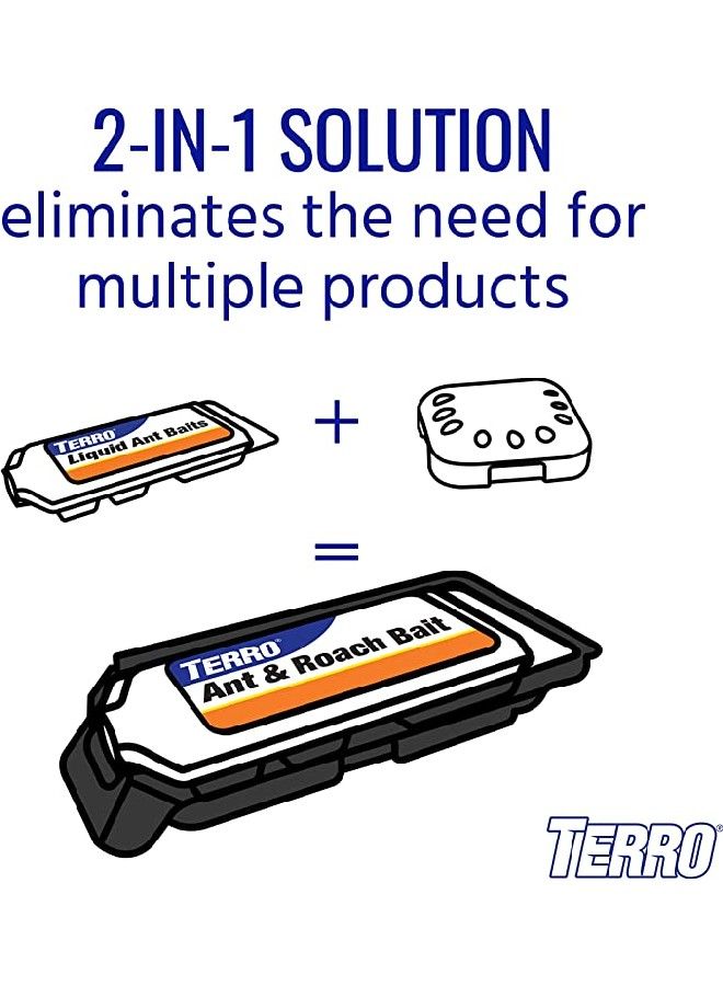 Terro Ant & Roach Baits: Effective Pest Control Solution for Ants and Roaches,highly effective on Ant, Cockroaches, Silverfish, liquid and Paste Baits, Insects Activity - Image 2