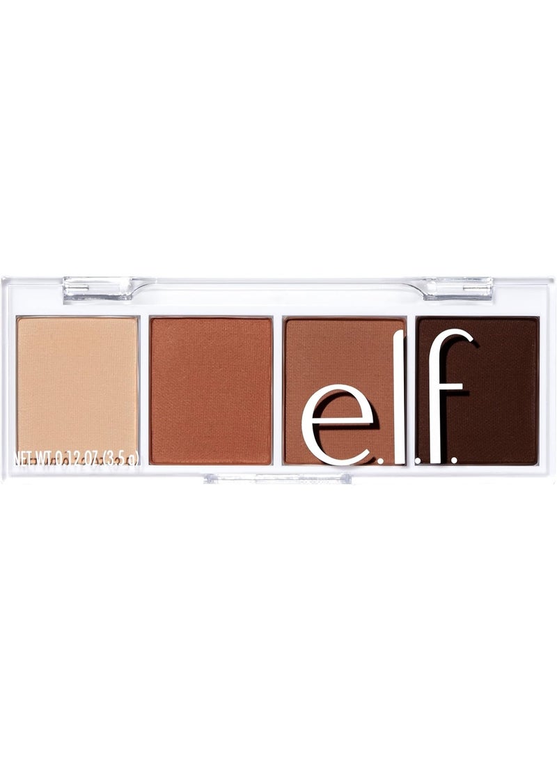 elf Bite-Size Eyeshadow, 4 Ultra-Pigmented Matte & Shimmer Shades,( I Love You A Latte) - Image 2