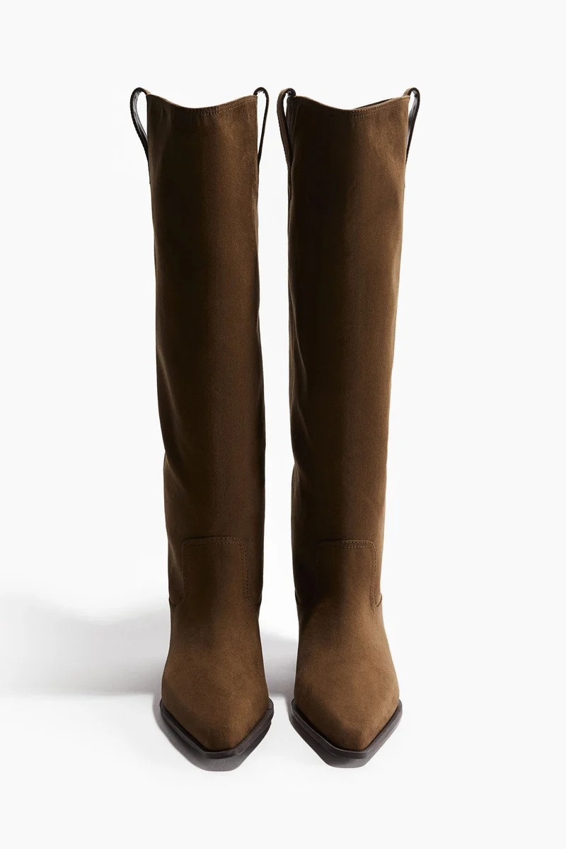 اتش اند ام بووت بطول يصل للركبة