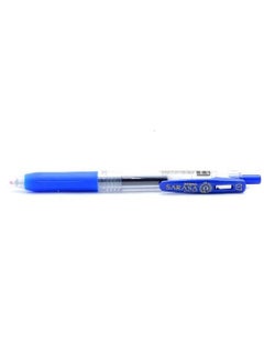 ZEBRA Sarasa Clip Gel Ink Rollers, Press-On, 0.7Mm, Blue Src-0.7-Mav 