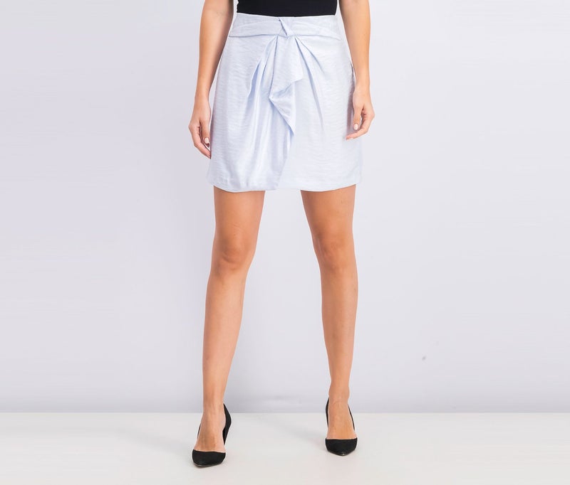 Naf Naf Women Mini Skirt, Light Blue - Image 1