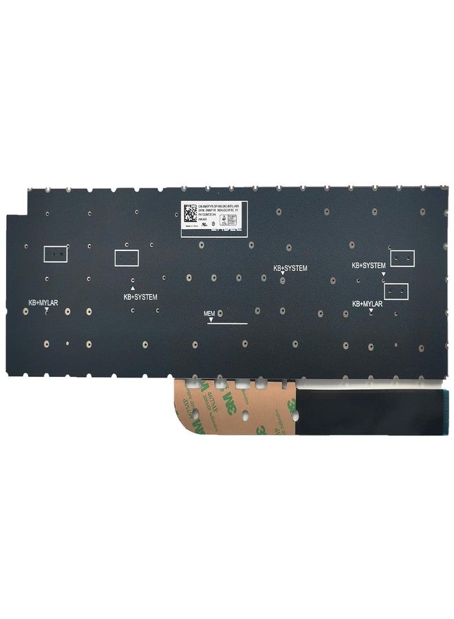 WWGTMC Replacement Keyboard for Dell Latitude 15 3520,Vostro 3510 3520 5510 5515 7510 7620 Series Laptop Non-Backlit US Layout (Non-Backlit) - Image 4