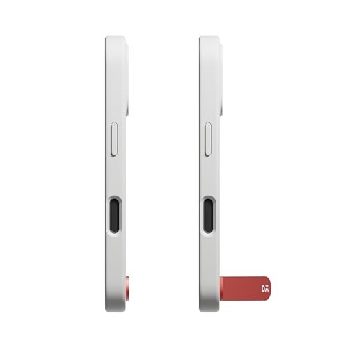 DailyObjects Stack Phone Kickstand/Phone Stand/Mobile Holder, Vertical and Horizontal Stand, Adjustable Angle, Compatible with iPhone - Coral Red - Image 2