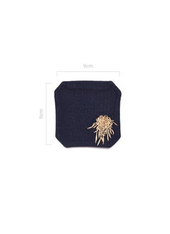 Y&D Chinese Style Cotton Linen Retro Water Absorbing Double Layer Thickened Cup Holder Fabric Embroidered Tea Cup Pad Fabric Art Cup Pad  - Image 2