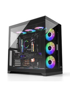 Cube Pro Gaming PC With Core i7-12700F Processor/16GB RAM/1TB SSD/8GB Nvidia Geforce RTX 4060 Graphics Card/Black