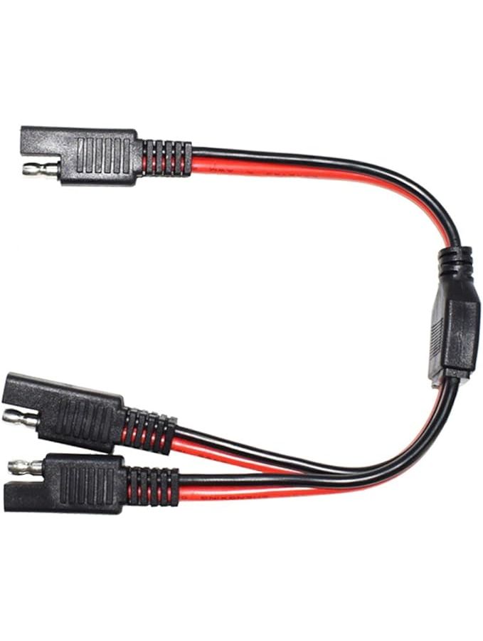 Zerodeko SAE Extension Cable Power Splitter Wire Connector for Solar Automotive Use 1 Pack - Image 1
