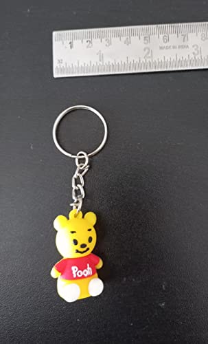 Gifting Square? Kids Cartoon Silicon Soft Rubber Keychain Multicolored (Mix Pack of 12) - Image 5