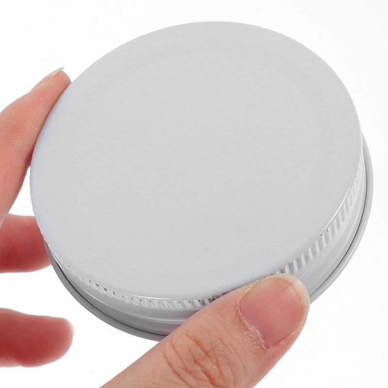 20Pcs Leak Proof Wide Mouth Mason Jar Lids Tinplate Metal Covers Reusable - Image 4
