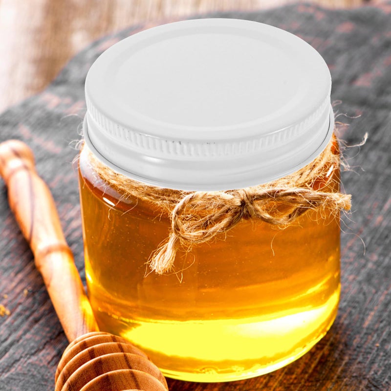 20Pcs Leak Proof Wide Mouth Mason Jar Lids Tinplate Metal Covers Reusable - Image 5